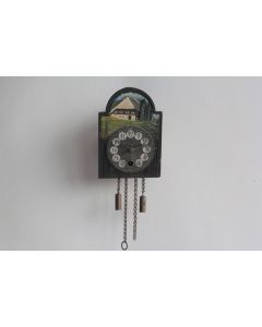 Ancienne horloge miniature bois Forêt noire