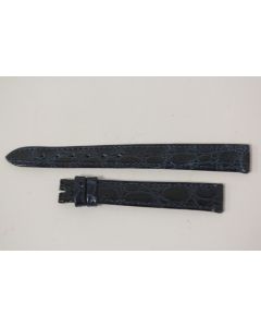 Bracelet montre Universal Genève croco bleu marine 12 mm