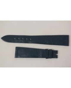 Bracelet montre Universal Genève cuir bleu marine 17 mm