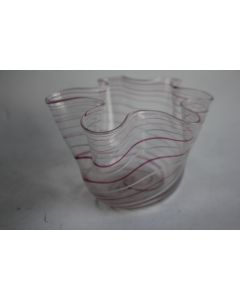 Vase verre Filigrana Fazzoletto Pairpoint