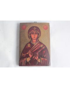 Icône orthodoxe peinte Vierge