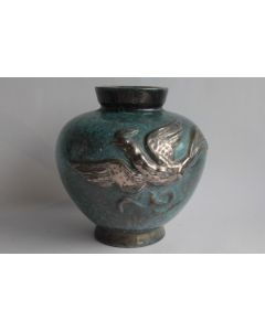 MENELIKA Vase céramique Oiseau Hélène Amoudruz Charles Imbert