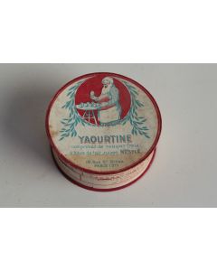 Ancienne boite ronde carton Yaourtine Nestlé