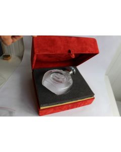 LALIQUE rare Carafe cristal Cognac Château Paulet  