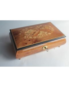 REUGE Boite à musique bijoux marqueterie bois Tchaïkovski