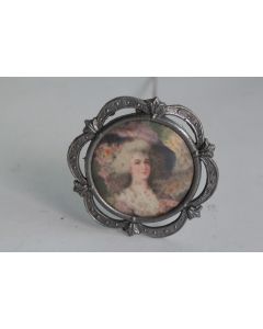 Épingle à chapeau chromo Femme