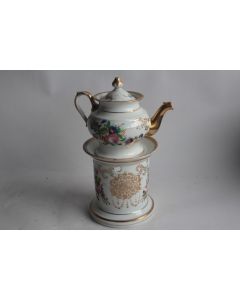 Tisanière porcelaine XIXe siècle