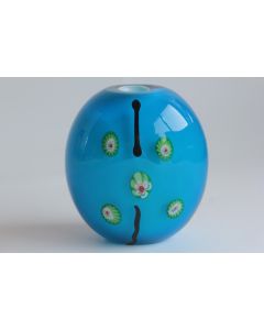 Vase verre Murano bleu Murines
