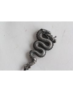 Épingle à chapeau argent Dragon