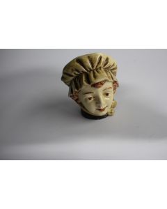 Tirelire à casser faïence Tête de femme