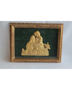 Bas relief bronze Femmes