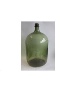 Grande et ancienne bouteille verre soufflé