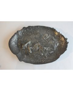 Plateau amour Vénus cupidon A. Moreau XIXe siècle