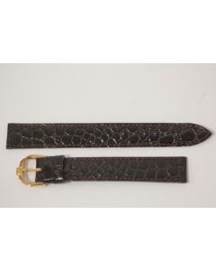 RAYMOND WEIL Bracelet pour montre croco marron 15 mm