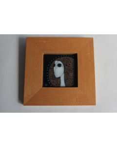 Tableau miniature Émaux Petrilla István Hongrie
