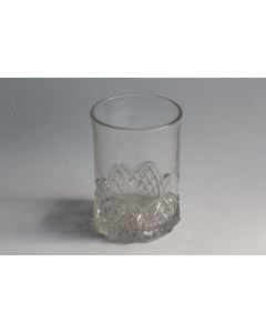Gobelet verre moulé XIXe siècle