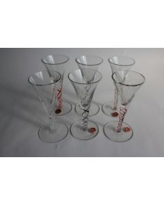 Verres à vin air twist Torsade Made in Roumania (x6)