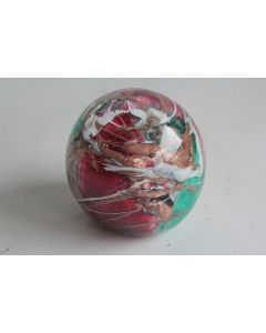 Presse papier sulfure verre d'art Tulipe Michèle LUZORO Biot