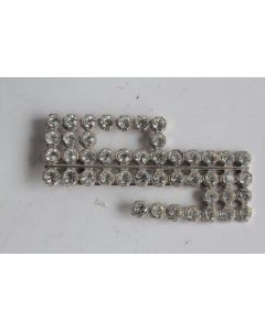 Broche JEAN PATOU strass vintage