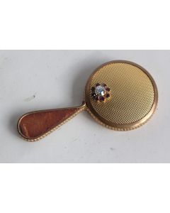 Poudrier miroir Face à main vintage