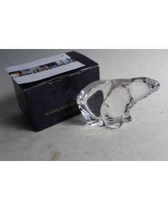HADELAND GLASSVERK Ours polaire cristal
