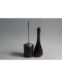 Aéromètre pèse-alcool argent XIXe siècle