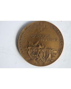 Médaille de tir Centenaire des carabiniers Carouge 1929 Suisse