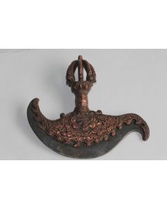 Ancien couperet de rituel bouddhiste Kartika Népal