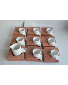 La Sfera Service à café design céramique signé Italie