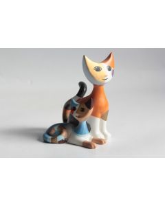 GOEBEL Chats Amico Amica porcelaine Rosina Wachtmeister Allemagne