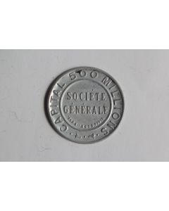 Timbre 10 c Monnaie de nécessité Société Générale
