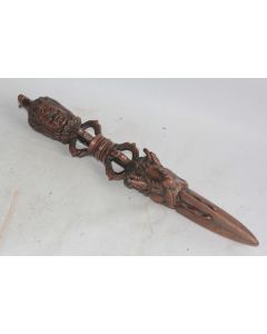 Ancien Phurba Kilaya Vajrakila cuivre Rituel bouddhiste Népal