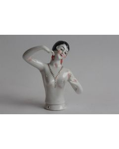 Demi figurine porcelaine Danseuse Art déco