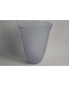Vase verre soufflé givré Murano Scavo