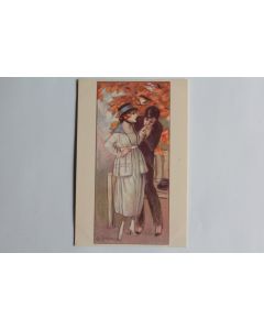 CPA illustrée Adelina Zandrino Couple
