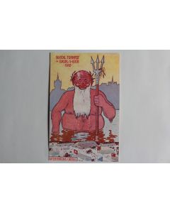CPA Suisse Basel Turnfest 1912 Vater Rheins Urteil