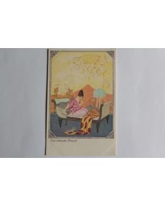 CPA illustrée Koehler Mela Der kleinste Freund B.K.W.I. 292-5