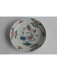 Assiette faïence Delft XVIIIe siècle