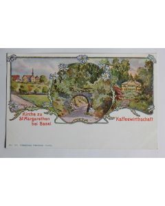 CPA Suisse Kirche zu St Margarethen bei Basel Kaffeewirtschaft