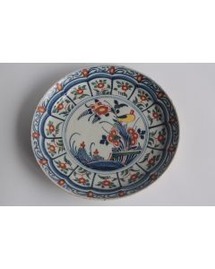 Assiette faïence Delft XVIIIe siècle