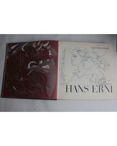 HANS ERNI Dessin original Livre Carl Burckhardt