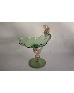 MURANO Coupe Verre poisson Salviati