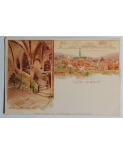 CPA illustrée Allemagne Kloster Maulbronn Schmöhl