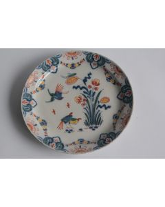Assiette faïence Delft XVIIIe siècle