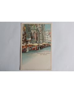 CPA illustrée Wien Stephansplatz während der Firmung Autriche