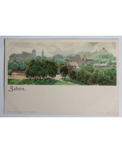 CPA illustrée France Bas-Rhin Zabern F. Hoch