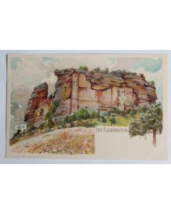CPA illustrée France Bas-Rhin Der Fleckstein F. Hoch