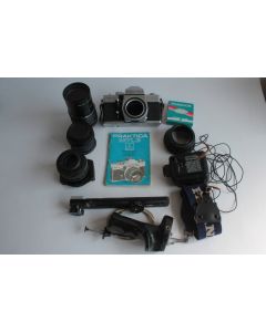 Appareil photo Pentacon Praktica MTL 3 + objectf + flash