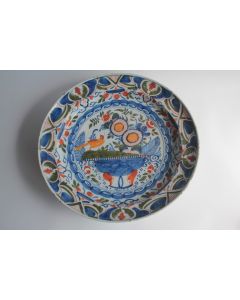 Plat faïence Delft XVIIIe siècle