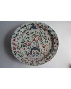 Plat faïence Delft XVIIIe siècle